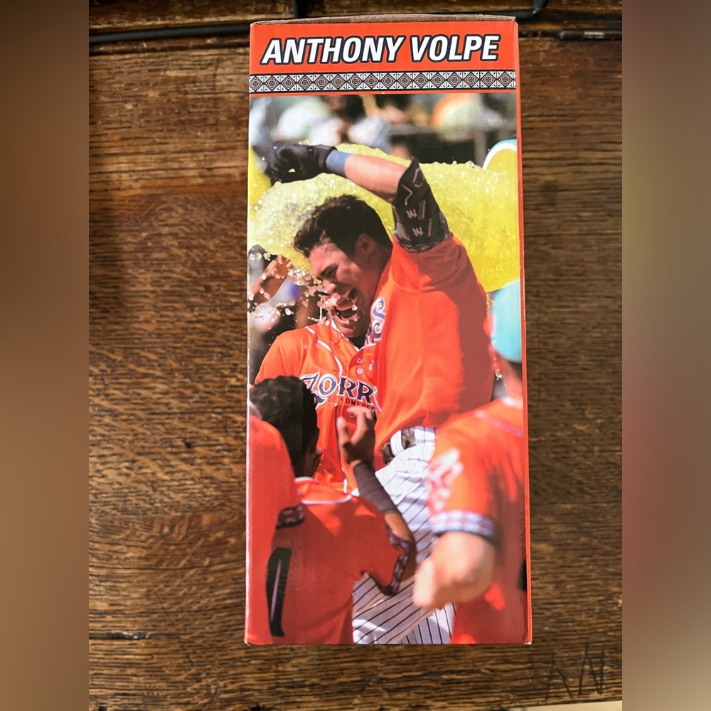 NIB 2024 Somerset Patriots Anthony Volpe SGA Bobblehead 6/23 Yankees - Unopened